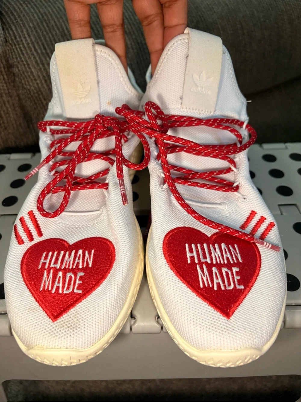Adidas x Pharrell Tennis 'Human Made' Size 9.5